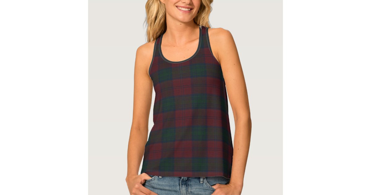Lindsay Modern Original Scottish Tartan Tank Top Zazzle Com