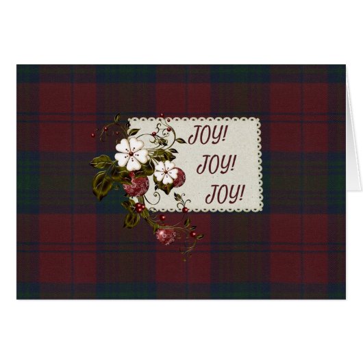 Lindsay Modern Tartan Christmas (Front Horizontal)