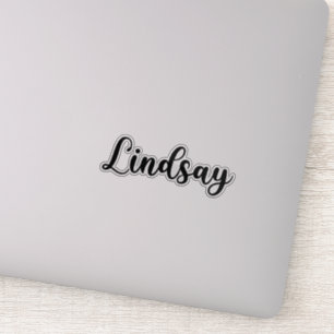 Lindsay Name - Handwritten Calligraphy Sticker