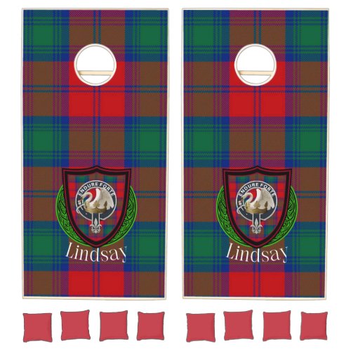 Lindsay Scottish Clan Tartan Crest