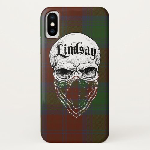 Lindsay Tartan Bandit iPhone X Case