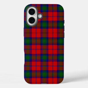 Lindsay tartan red green plaid iPhone 16 plus case