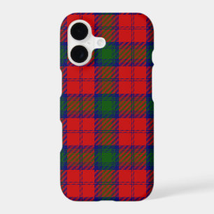 Lindsay tartan red green plaid iPhone 17 case