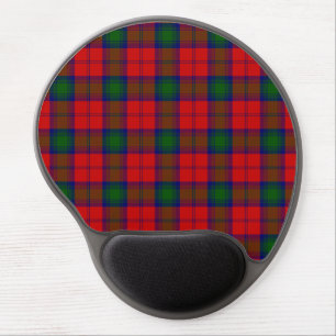 Lindsay tartan red green plaid gel mouse pad