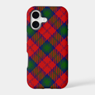 Lindsay tartan red green plaid iPhone 17 case
