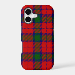 Lindsay tartan red green plaid iPhone 17 case