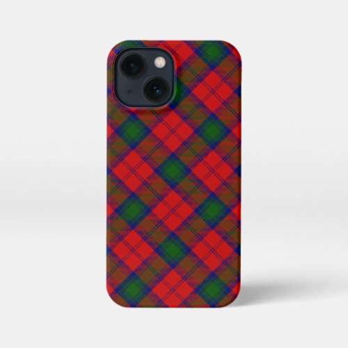 Lindsay tartan red green plaid iPhone 13 mini case