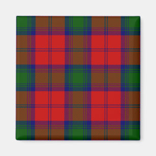 Lindsay tartan red green plaid magnet