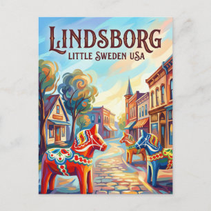 Lindsborg USA Postcard