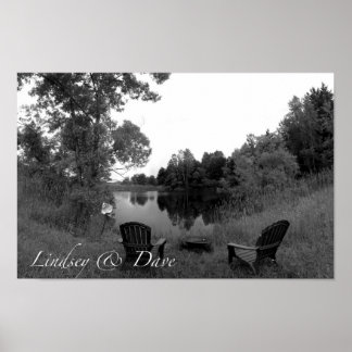 Lindsey & Dave Engagement Photo Poster