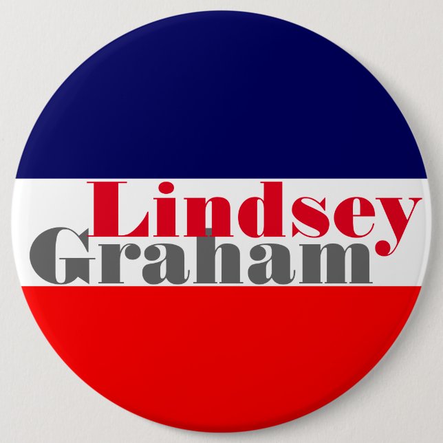 Lindsey Graham 2016 Pinback Button (Front)