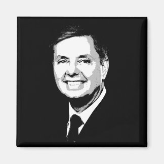Lindsey Graham Face Magnet