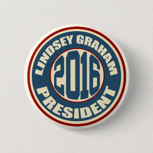 Lindsey Graham for President in 2016 Button