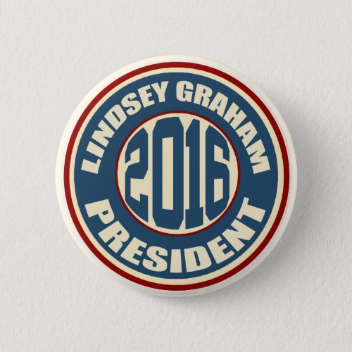 Lindsey Graham for President in 2016 Button