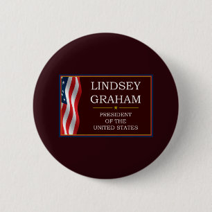 Lindsey Graham for President V3 Button