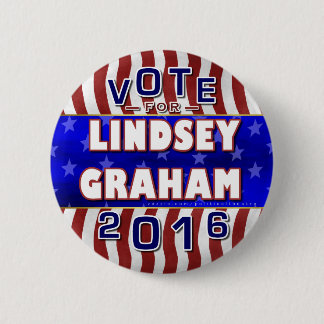 Lindsey Graham President 2016 Election Republican Button