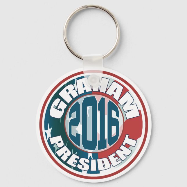 Lindsey Graham President 2016 Keychain (Front)