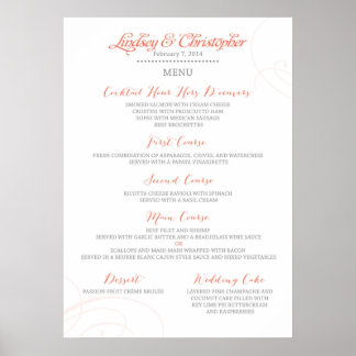 Lindsey's Menu Poster