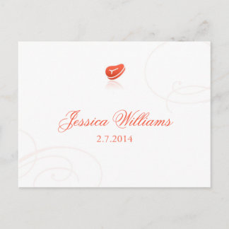 Lindsey's Place Cards - Meat