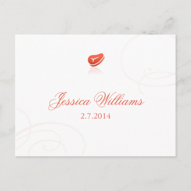 Lindsey's Place Cards - Meat (Front)