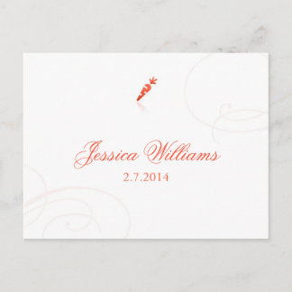 Lindsey's Place Cards - Vegetarian