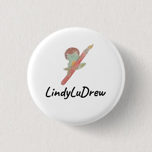LinduLuDrew logo button (Front)