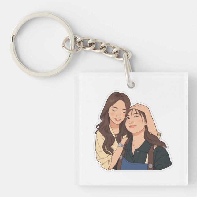 LinDy (GL pair) Keychain (Front)