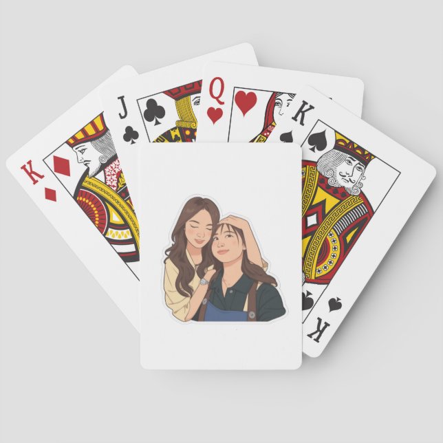 LinDy (GL pair) Poker Cards (Back)