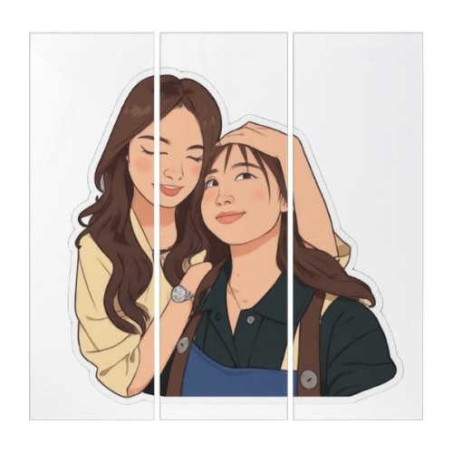 LinDy (GL pair) Triptych