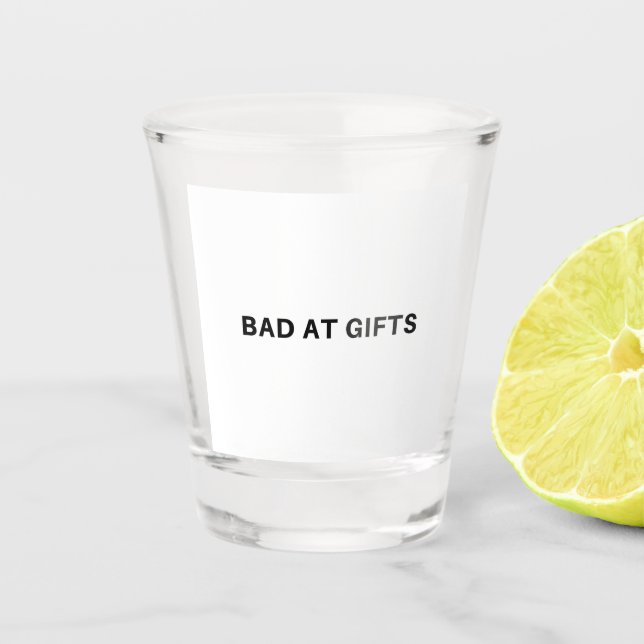 Line 6 of I, Sinkhole Shot Glass (Front)