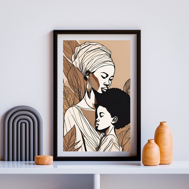 Line and Soul – The Spirit of African Motherhood Poster (Creator Uploaded)
