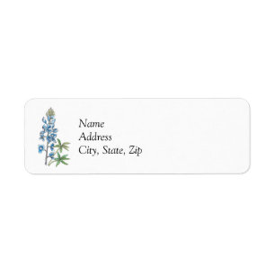 Line and Wash Bluebonnet 4 Label