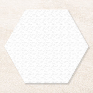 Line Art, Alabaster Paper Coaster