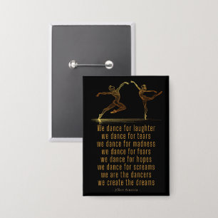 Line Art Ballet dancers and dance poem by Einstein Button