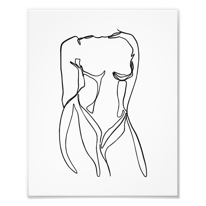 nude body line art