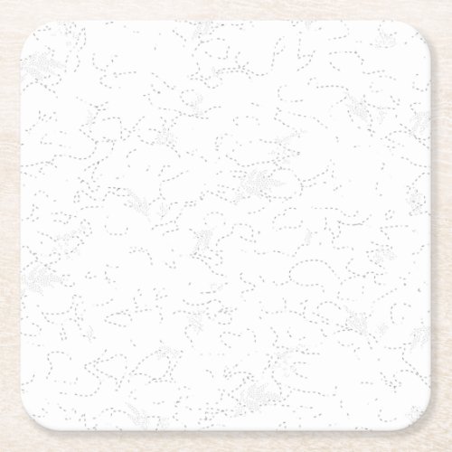 Line art Catskill White Fantasy Paper Coaster