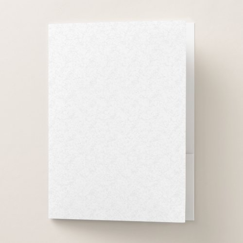 Line art Catskill White Fantasy Pocket Folder