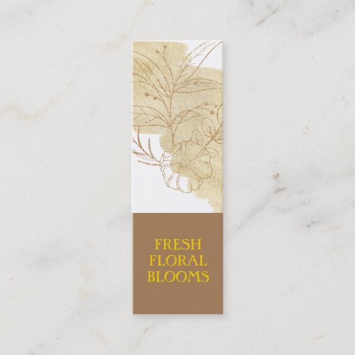Line Art Florist Product Tags Card