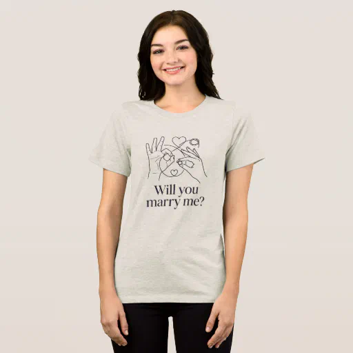 Line Art Heart Design Tri-Blend Shirt