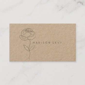 Line Art Ink Modern Native Artisan Business Appoi Appointment Card by Pip_Gerard at Zazzle