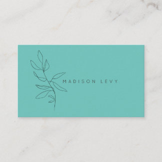 Line Art Ink Modern Native Artisan Business Appoi Appointment Card