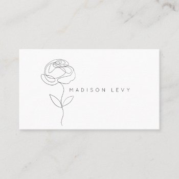 Line Art Ink Modern Native Artisan Business Appointment Card by Pip_Gerard at Zazzle