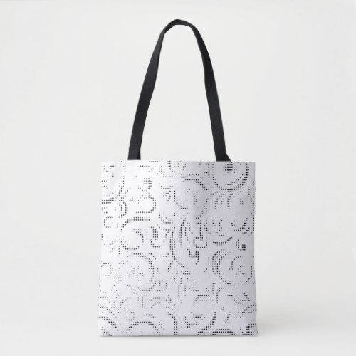 Line art Kangaroo Ghost Tote Bag