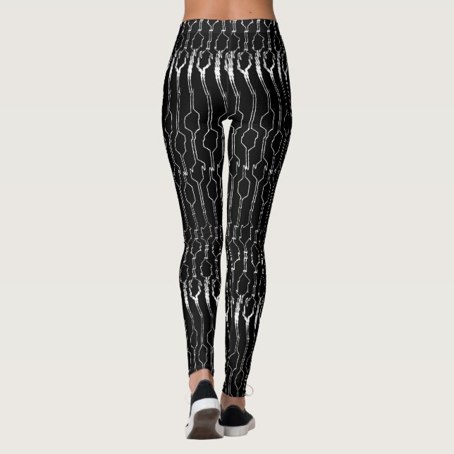 line art leggings (Back)