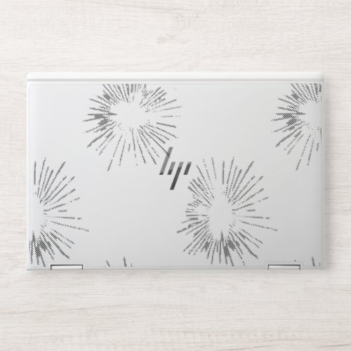 Line art Light Grey Geyser HP Laptop Skin