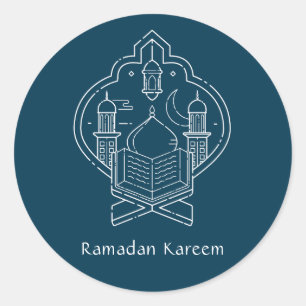 Line Art Ramadan Kareem - EID Mubarak Stickers
