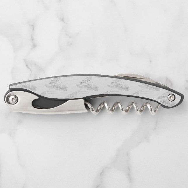 Line art, Seashell, Harp Corkscrew (Front)