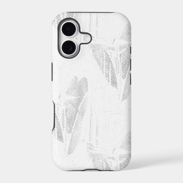 Line art, Seashell, Harp Iphone Case (Back)