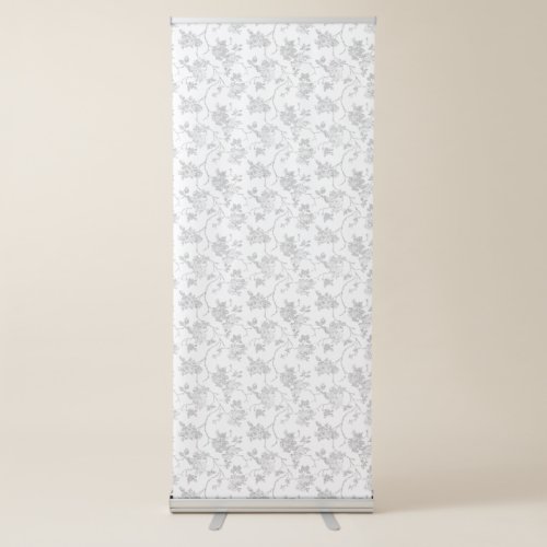 line art Snow Drift  Vertical Retractable Banner