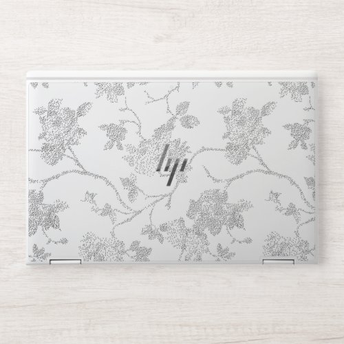 line art Snow Drift Vista White HP Laptop Skin